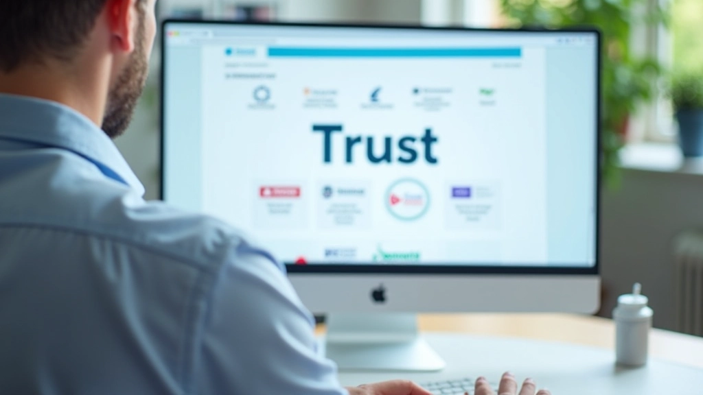 Affichage des badges de confiance et certifications sur une page web