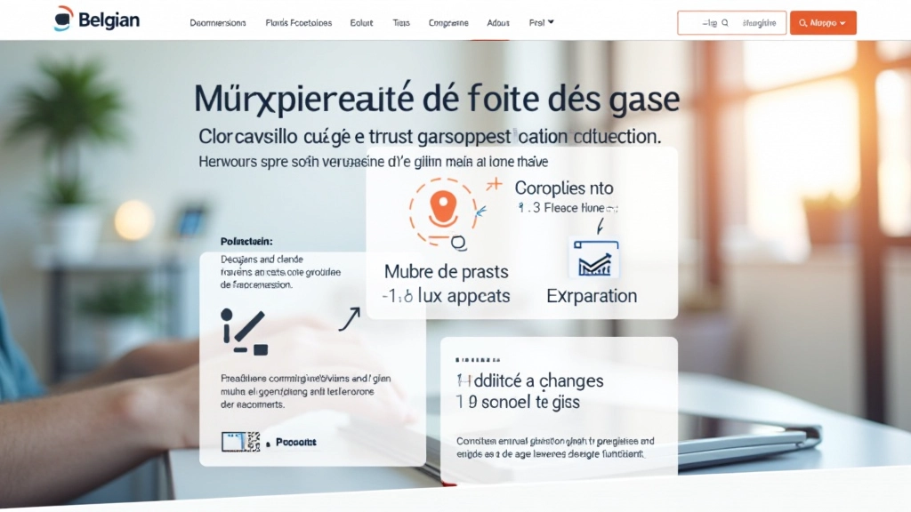 Démonstration de l'utilisation efficace de l'espace blanc et du flux visuel pour réduire la charge cognitive des visiteurs
