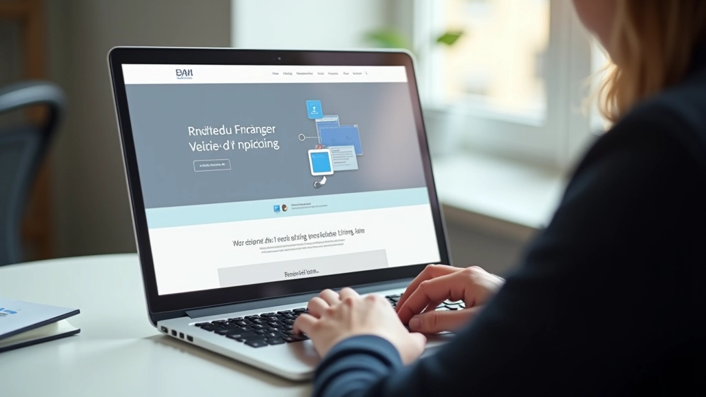 Page web bien structurée avec hiérarchie claire, espaces blancs réguliers, navigation intuitive