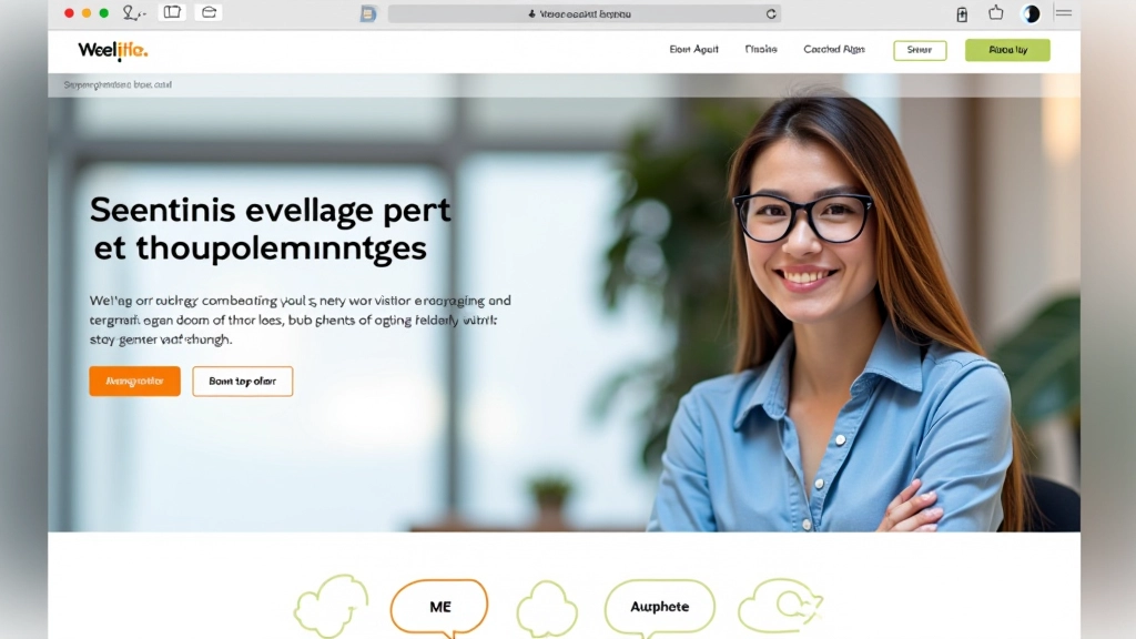 Section héros moderne avec proposition de valeur claire et image d'arrière-plan